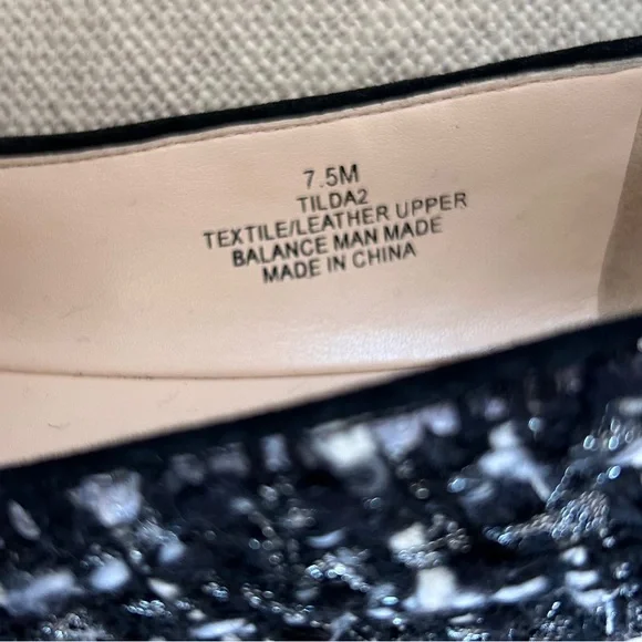 Karl Lagerfeld Paris Tilda 2 Tweed Flats - Picture 3 of 7